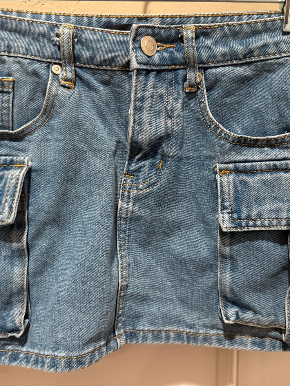 Aeropostale Light Blue Denim Cargo Shorts